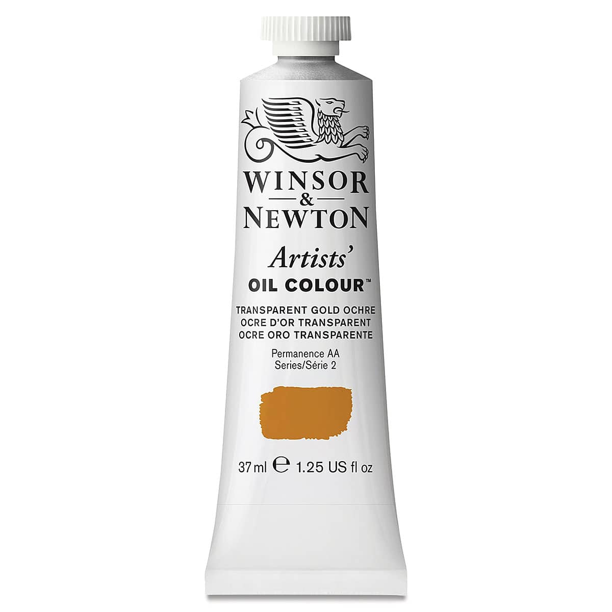 Winsor & Newton Artists' Oil Color - Transparent Gold Ochre, 37 ml tube