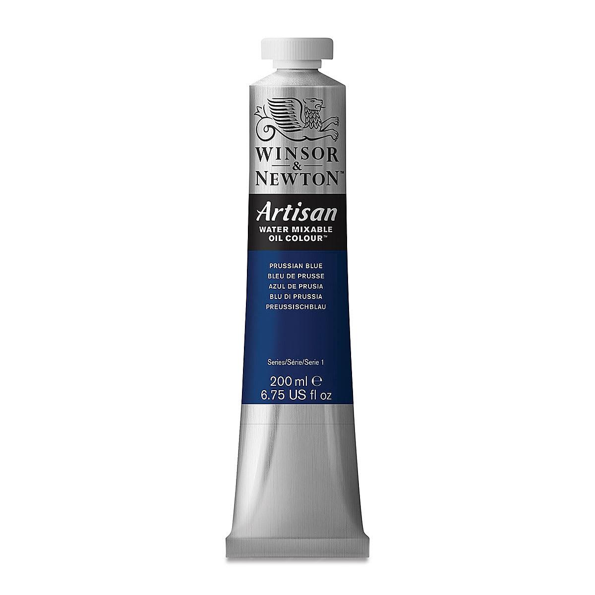 Winsor & Newton Artisan Water Mixable Oil Paint - Prussian Blue, 200 ml tube