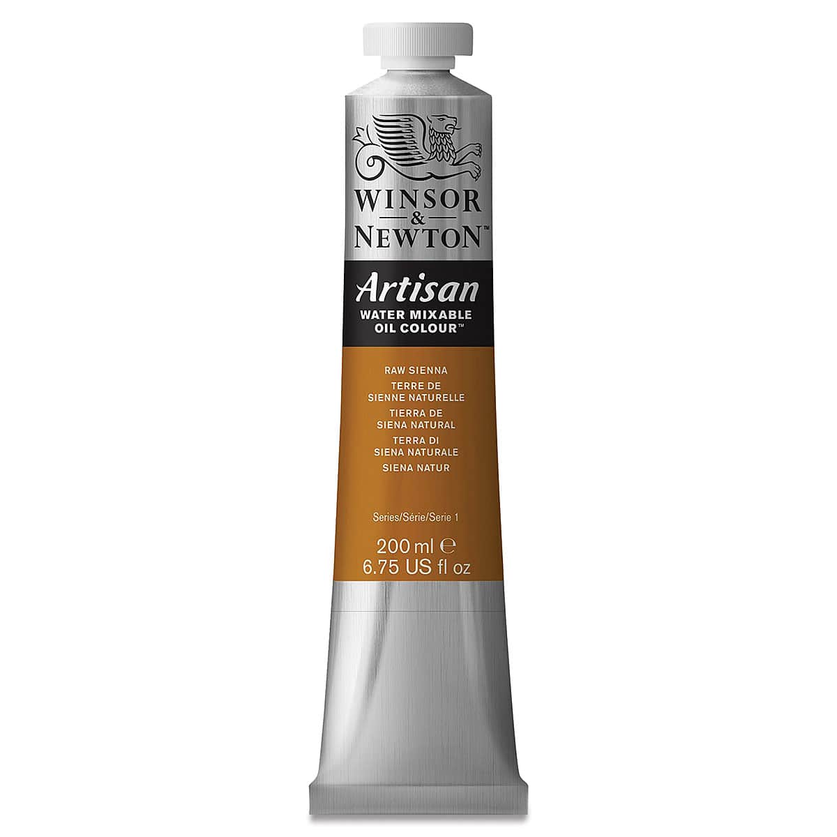Winsor & Newton Artisan Water Mixable Oil Paint - Raw Sienna, 200 ml tube