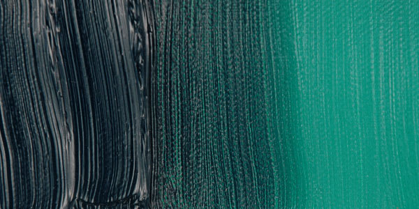 Winsor & Newton Artisan Water Mixable Oil Paint - Phthalo Green (Blue Shade) swatch Winsor & Newton Artisan Water Mixable Oil Paint - Phthalo Green (Blue Shade) swatch