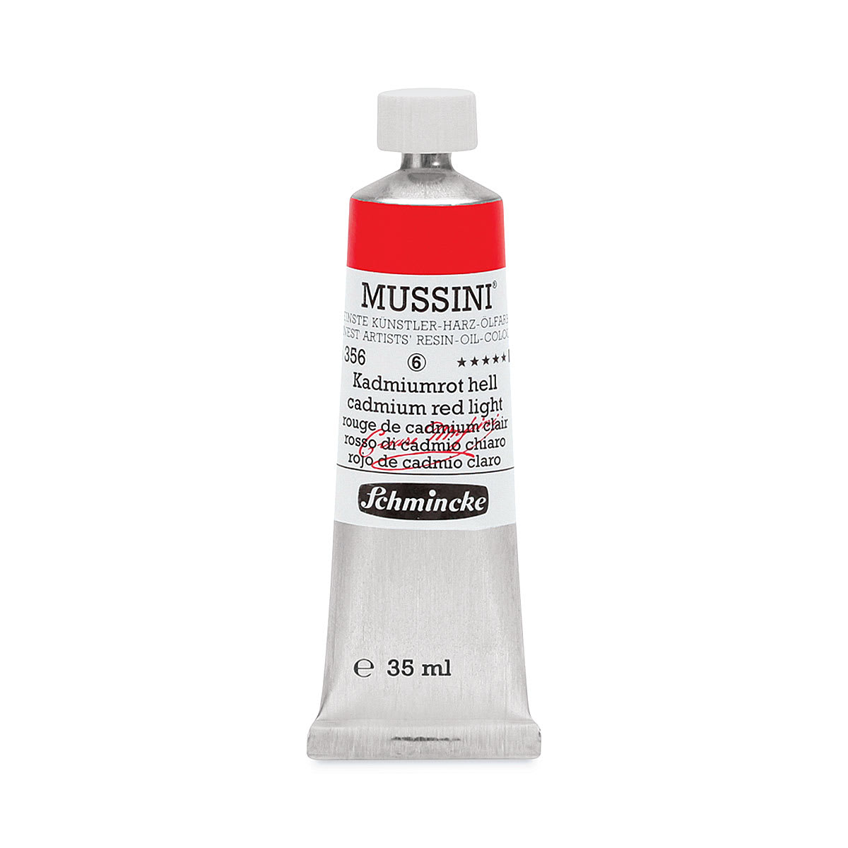 Schmincke Mussini Oil Color - Cadmium Red Light, 35 ml tube