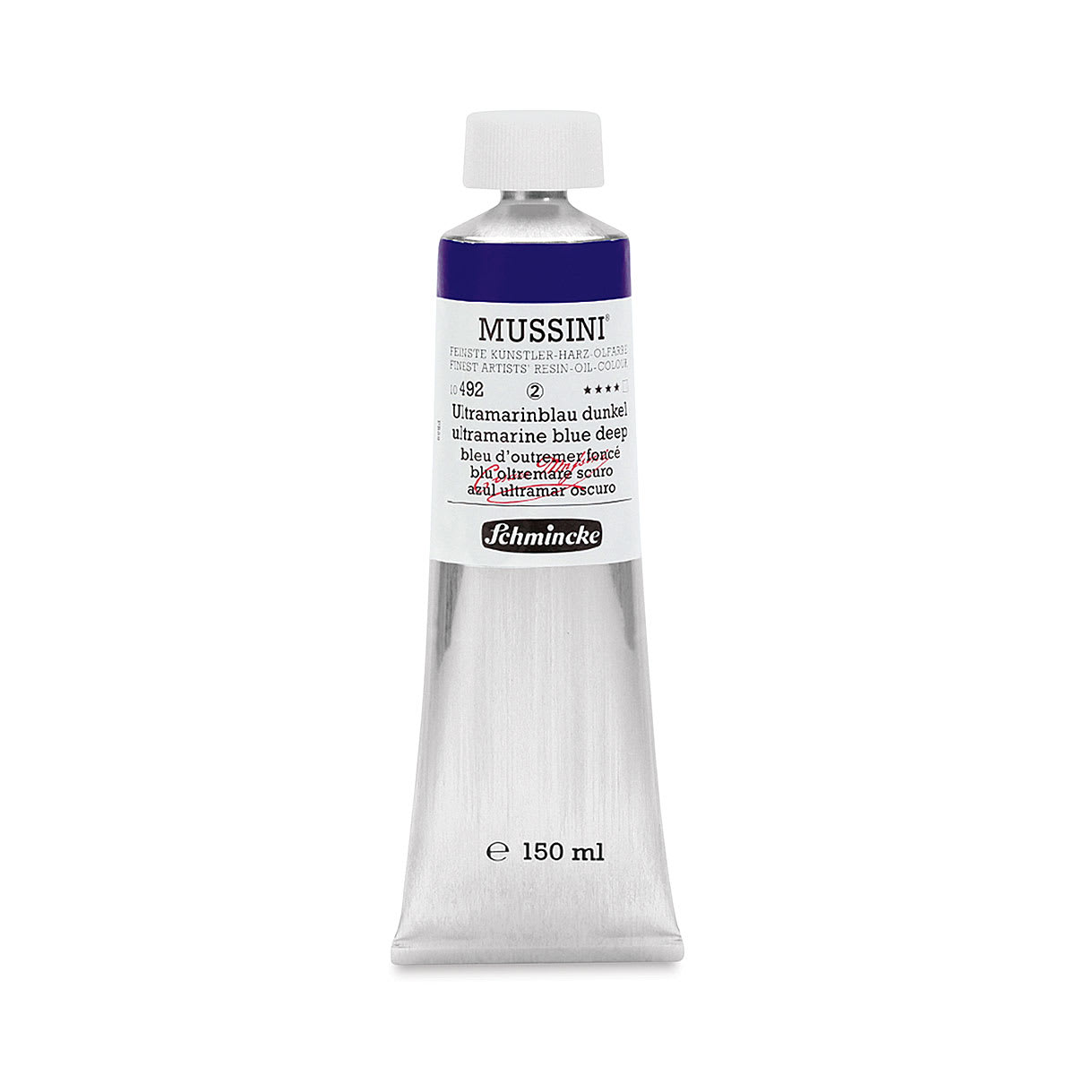 Schmincke Mussini Oil Color - Ultramarine Blue Deep, 150 ml tube