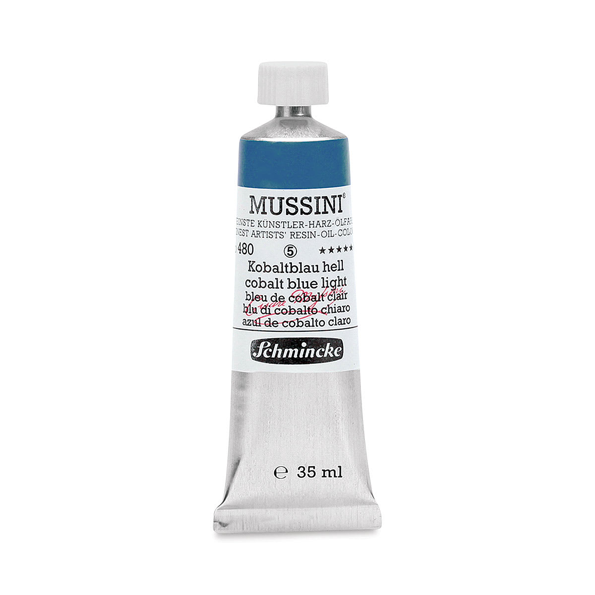 Schmincke Mussini Oil Colors - Cobalt Blue Light, 35 ml tube Schmincke Mussini Oil Colors - Cobalt Blue Light, 35 ml tube