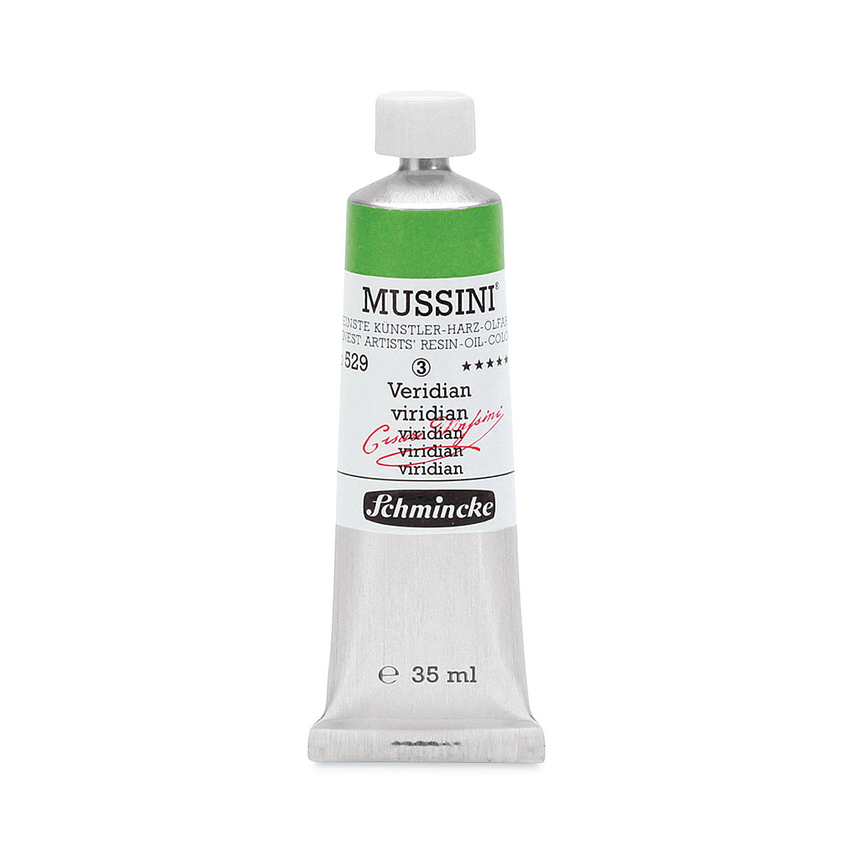 Schmincke Mussini Oil Color - Viridian, 35 ml tube Schmincke Mussini Oil Color - Viridian, 35 ml tube