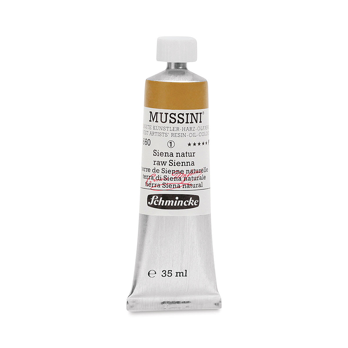 Schmincke Mussini Oil Color - Raw Sienna, 35 ml tube