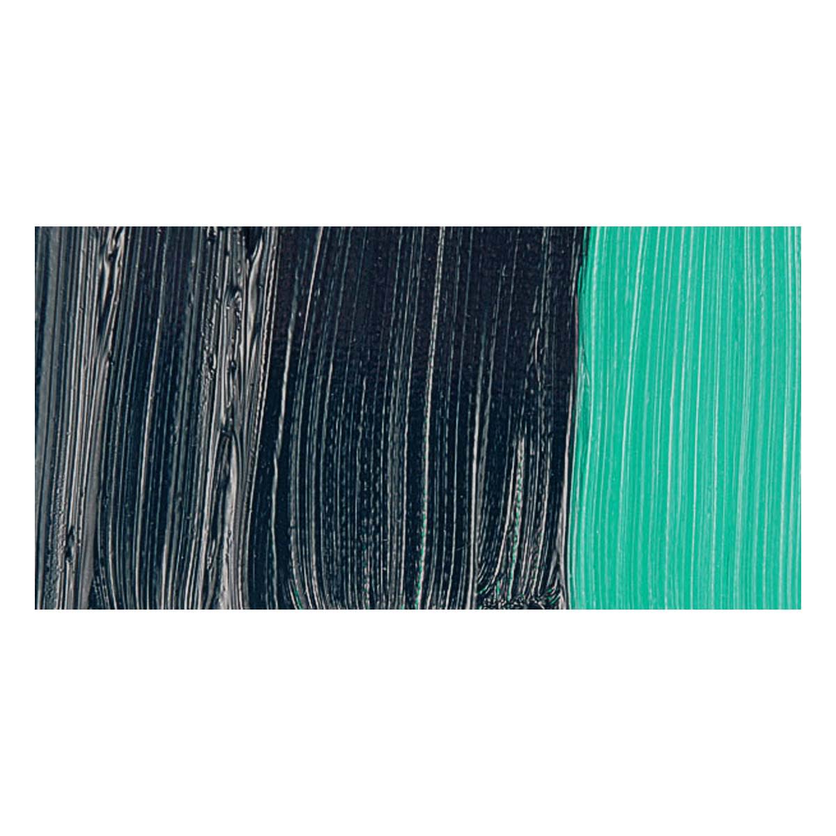 Schmincke Mussini Oil Paint - Helio Green Deep swatch