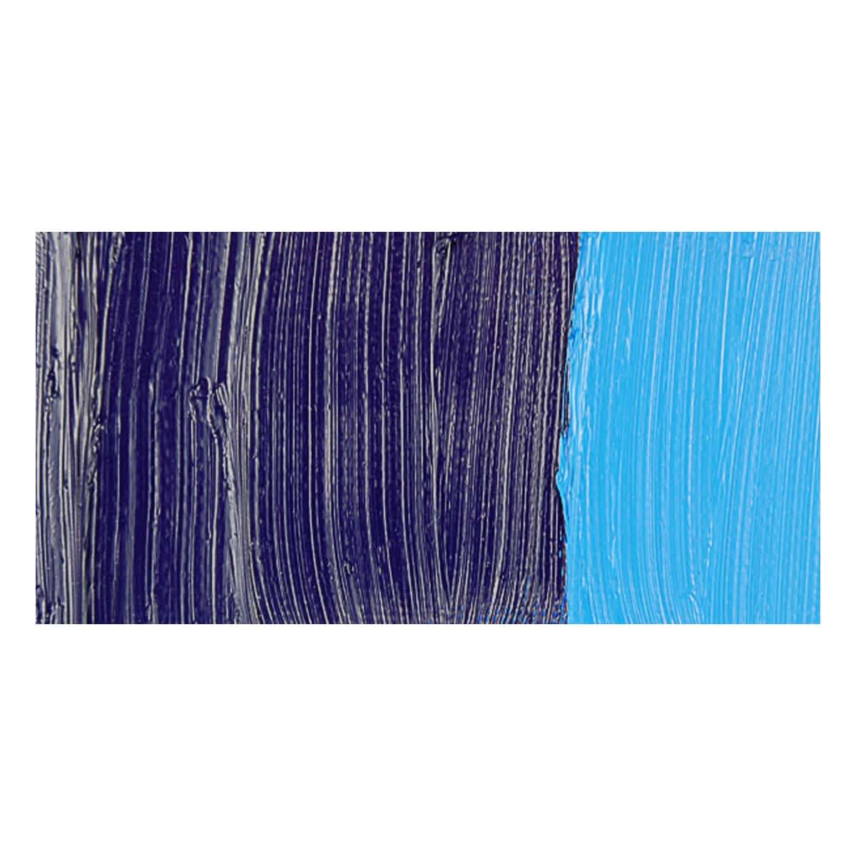 Schmincke Mussini Oil Paint - Translucent Cyan swatch
