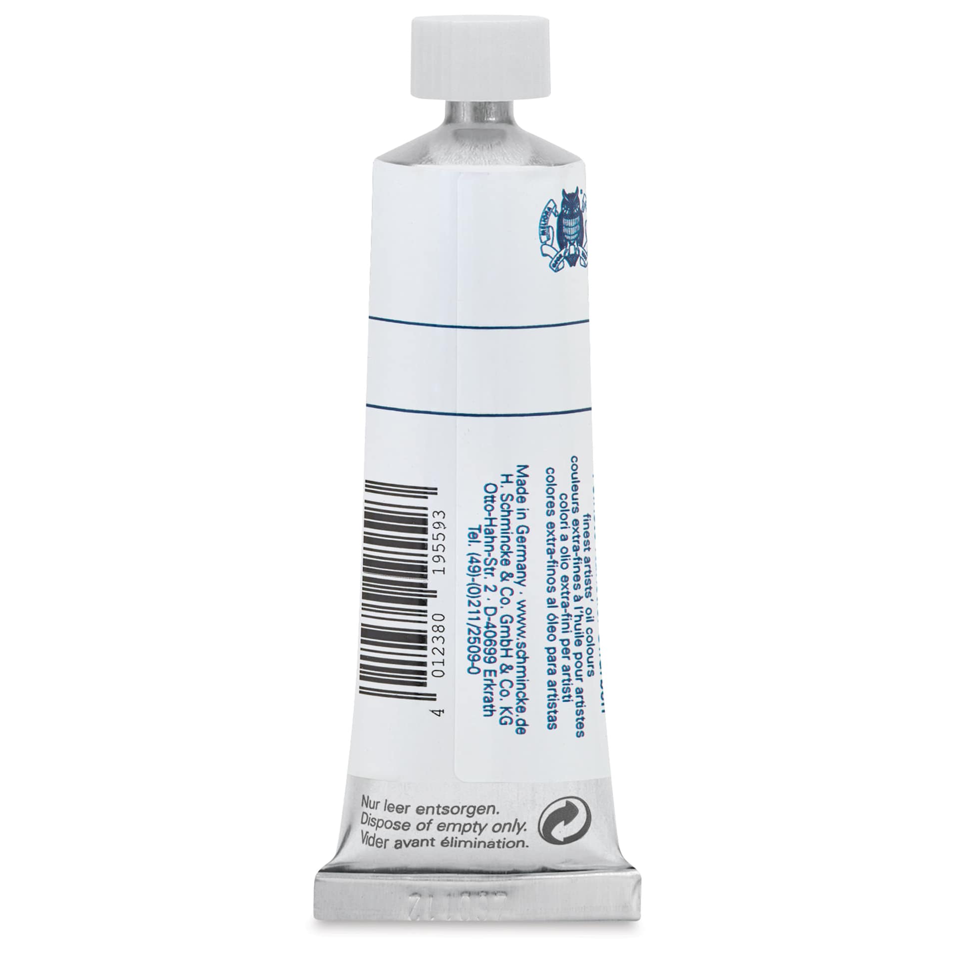 Schmincke Flake White Hue Oil Paint - 35 ml back