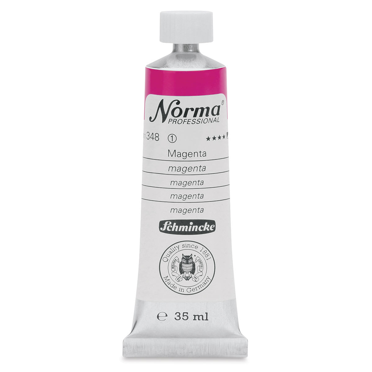 Schmincke Norma Professional Oil Paint - Magenta, 35 ml, Tube