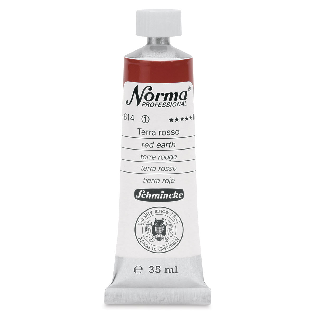 Schmincke Norma Professional Oil Paint - Red Earth, 35 ml, Tube