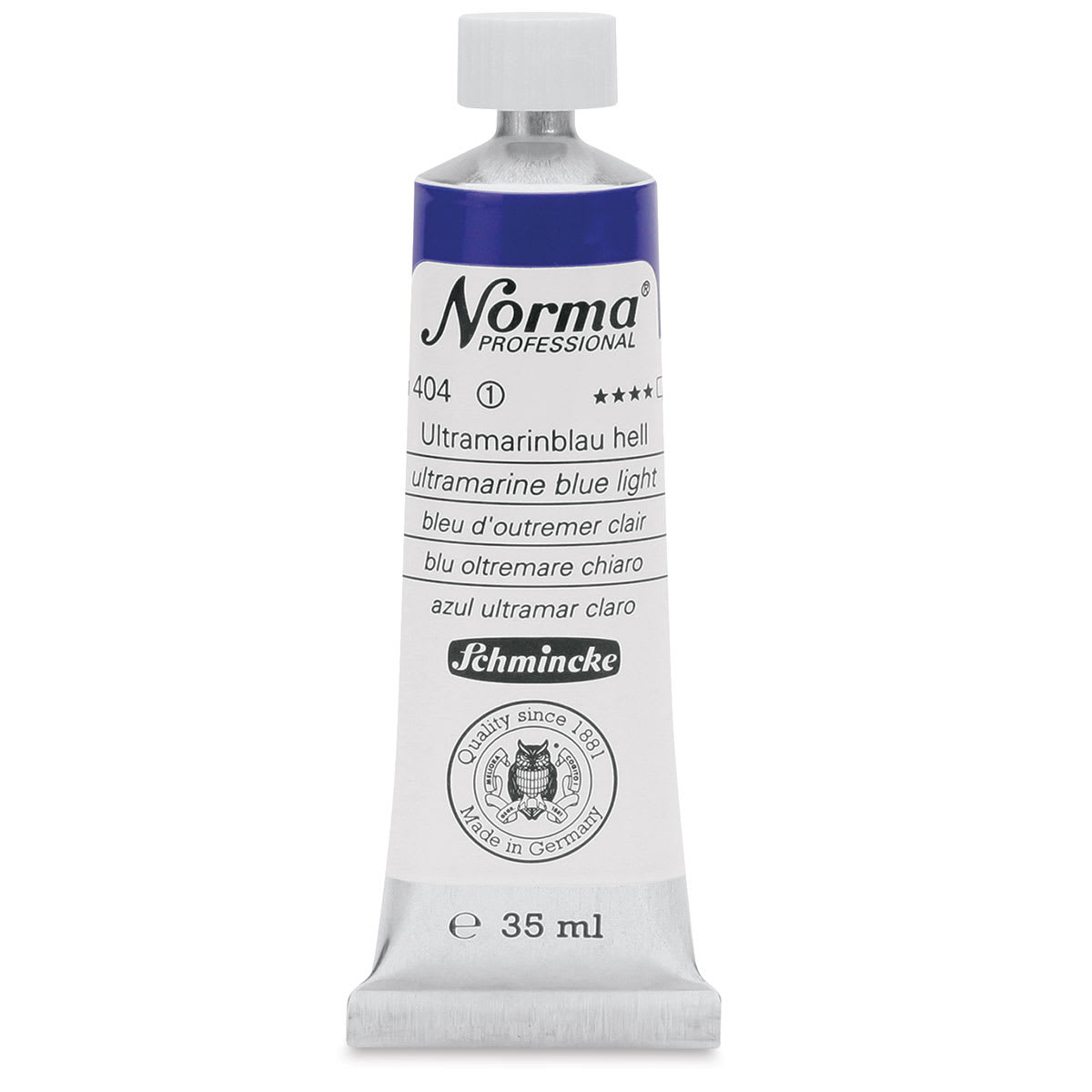 Schmincke Norma Professional Oil Paint - Ultramarine Blue Light, 35 ml, Tube