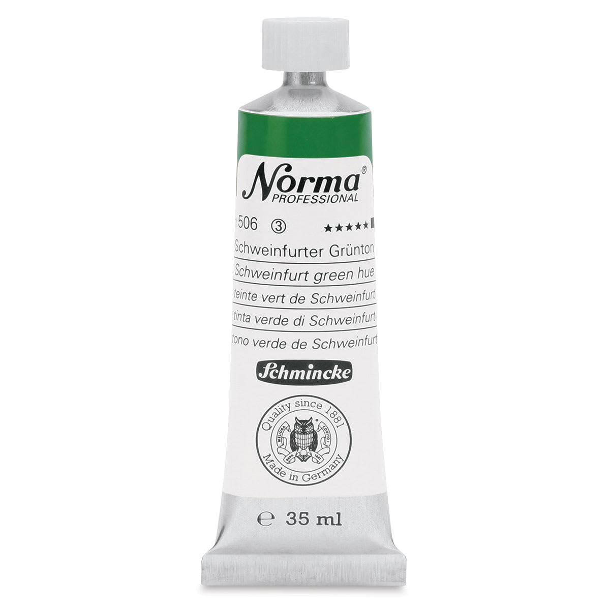 Schmincke Norma Professional Oil Paint - Schweinfurt Green Hue, 35 ml, Tube Schmincke Norma Professional Oil Paint - Schweinfurt Green Hue, 35 ml, Tube