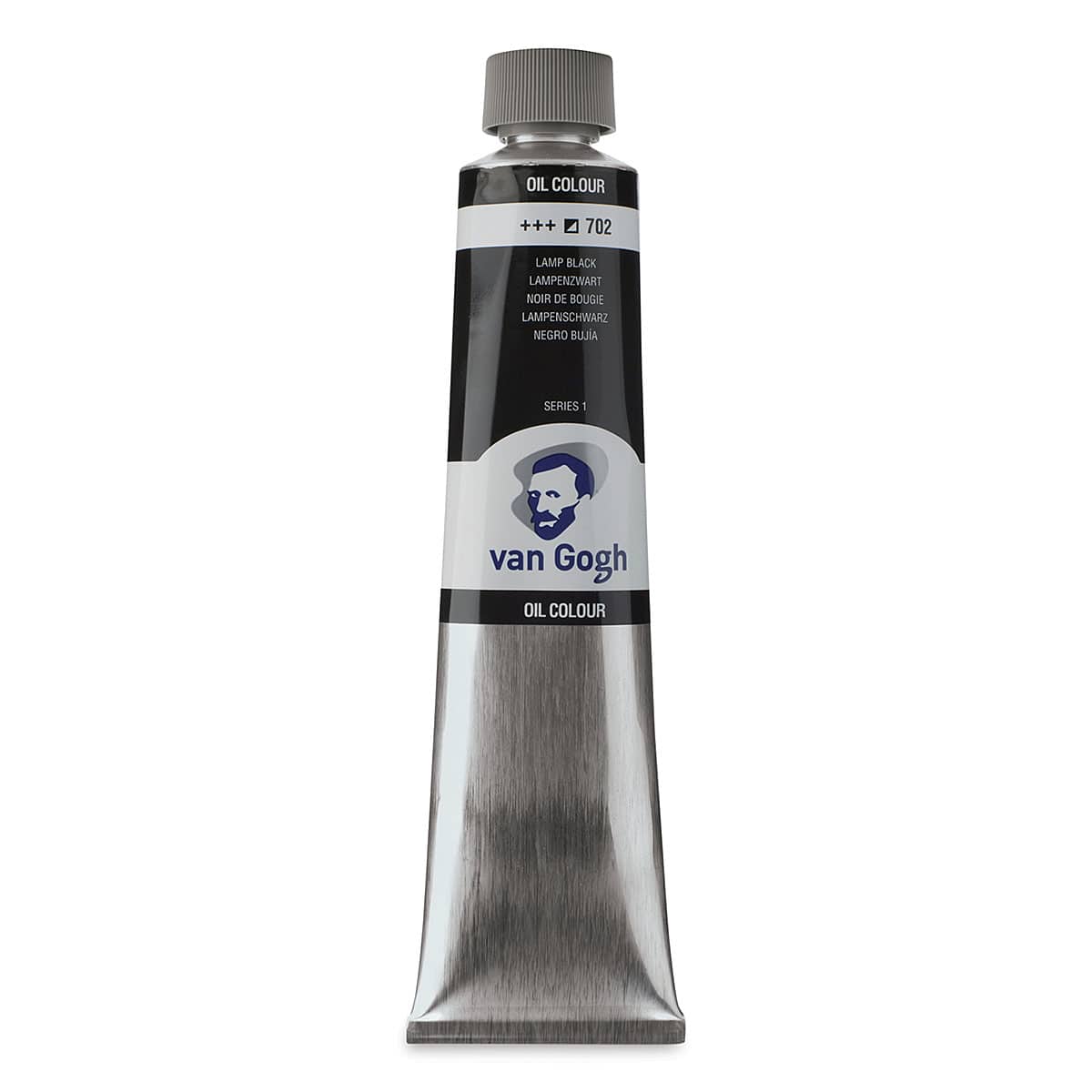 Van Gogh Oil Paint - Lamp Black, 200 ml tube