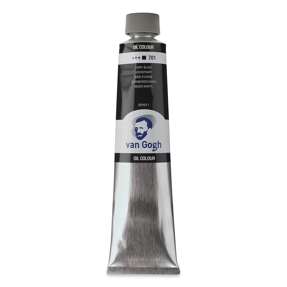 Van Gogh Oil Paint - Ivory Black, 200 ml tube