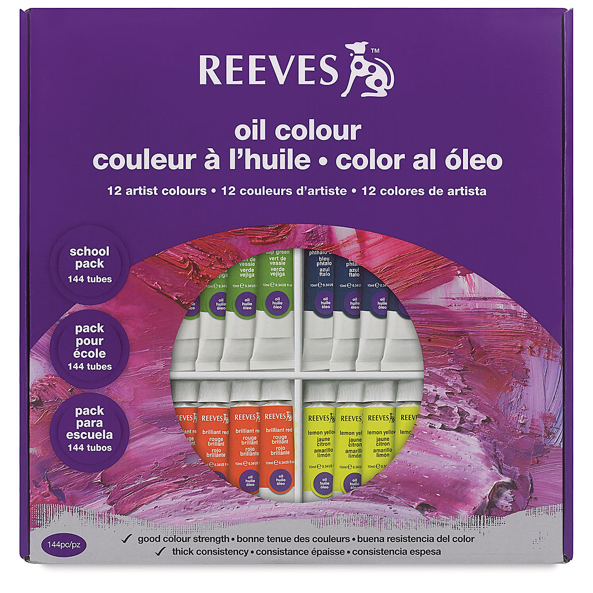 Intro to Art Class Pack, Set of 144 Tubes