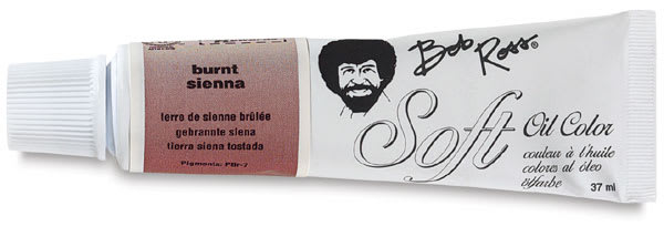 Bob Ross Soft Oil Color - Burnt Sienna, 1.25 oz tube