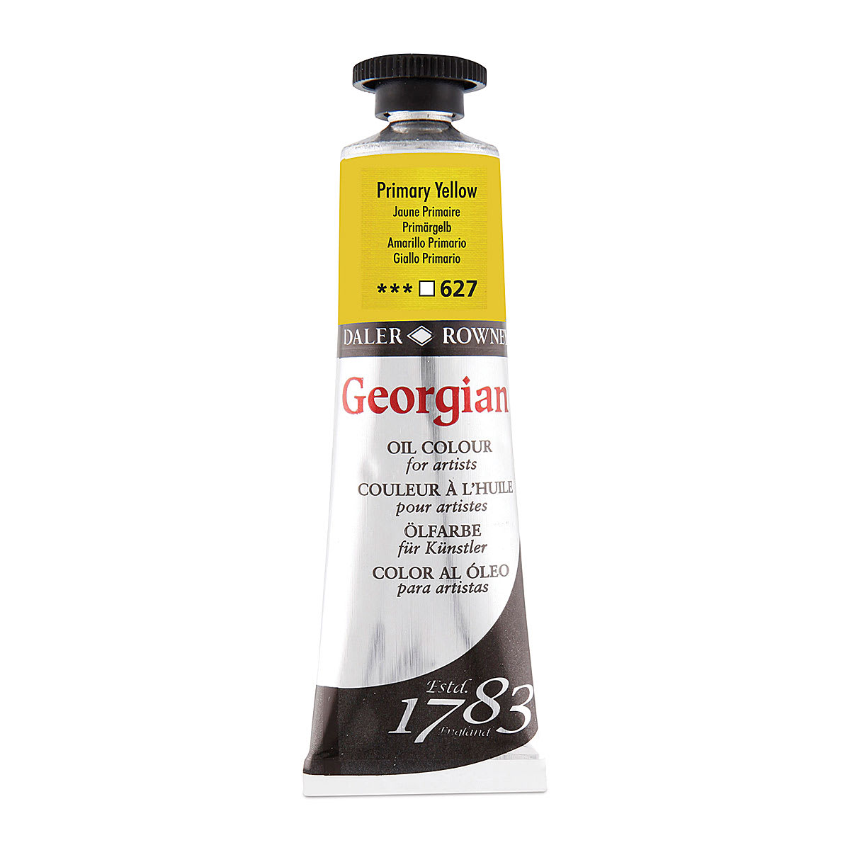Daler-Rowney Georgian Oil Color - Primary Yellow, 38 ml tube