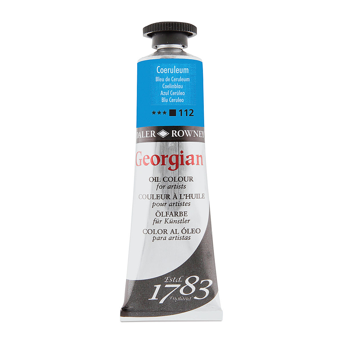 Daler-Rowney Georgian Oil Color - Coeruleum Blue, 38 ml tube