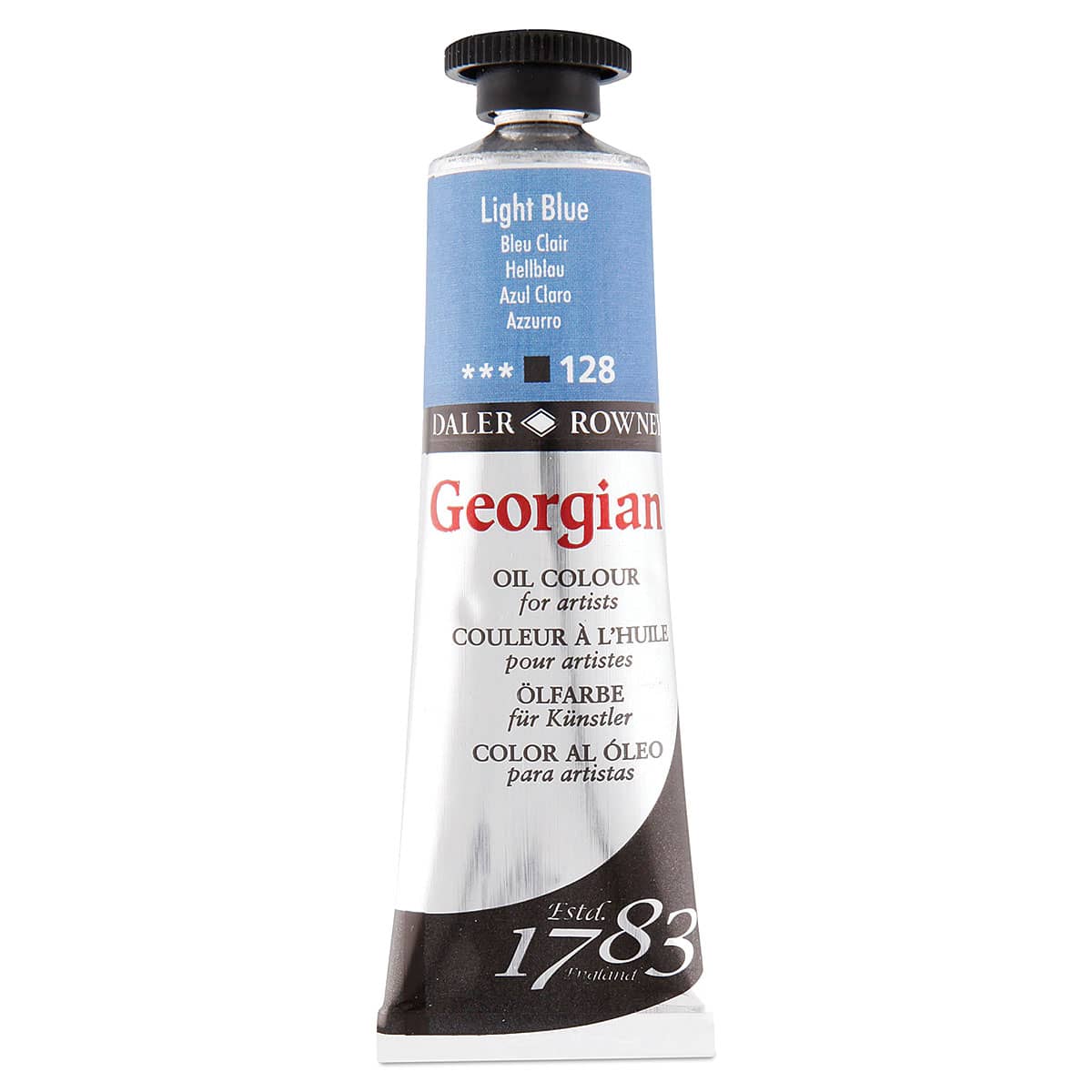 Daler-Rowney Georgian Oil Color - Light Blue, 38 ml tube