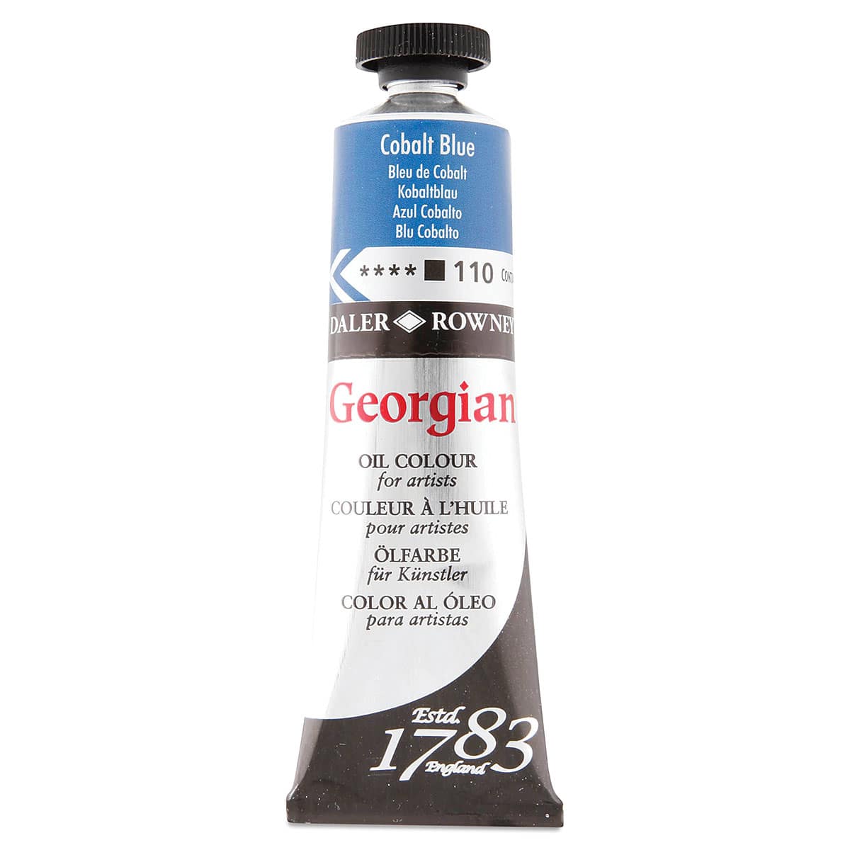 Daler-Rowney Georgian Oil Color - Cobalt Blue, 38 ml tube