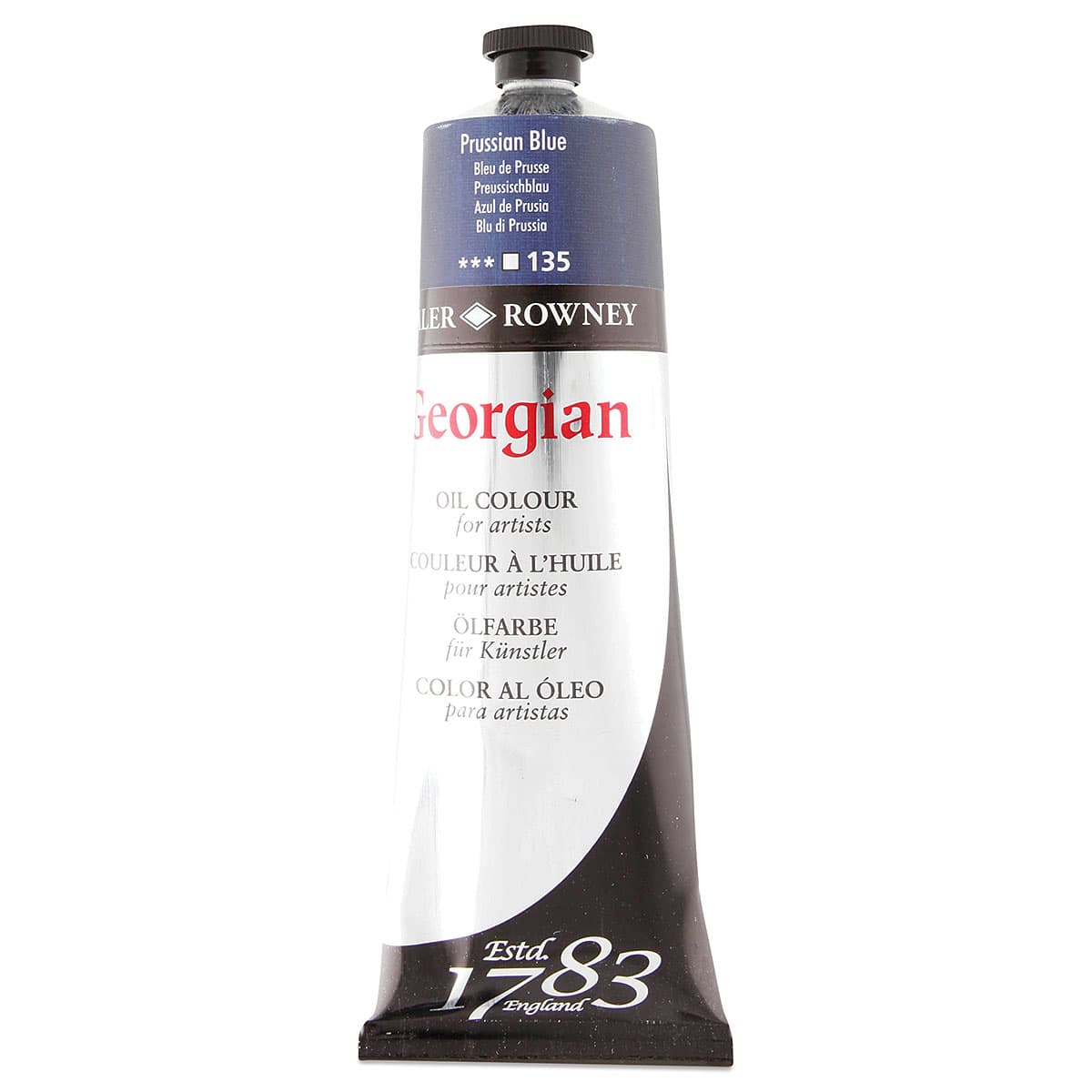 Daler-Rowney Georgian Oil Color - Prussian Blue, 225 ml tube Daler-Rowney Georgian Oil Color - Prussian Blue, 225 ml tube