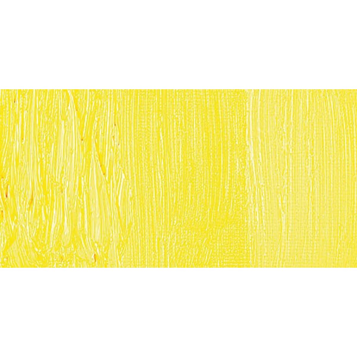 Holbein Duo Aqua Water Soluble Oil Paint - Cadmium Yellow Lemon swatch