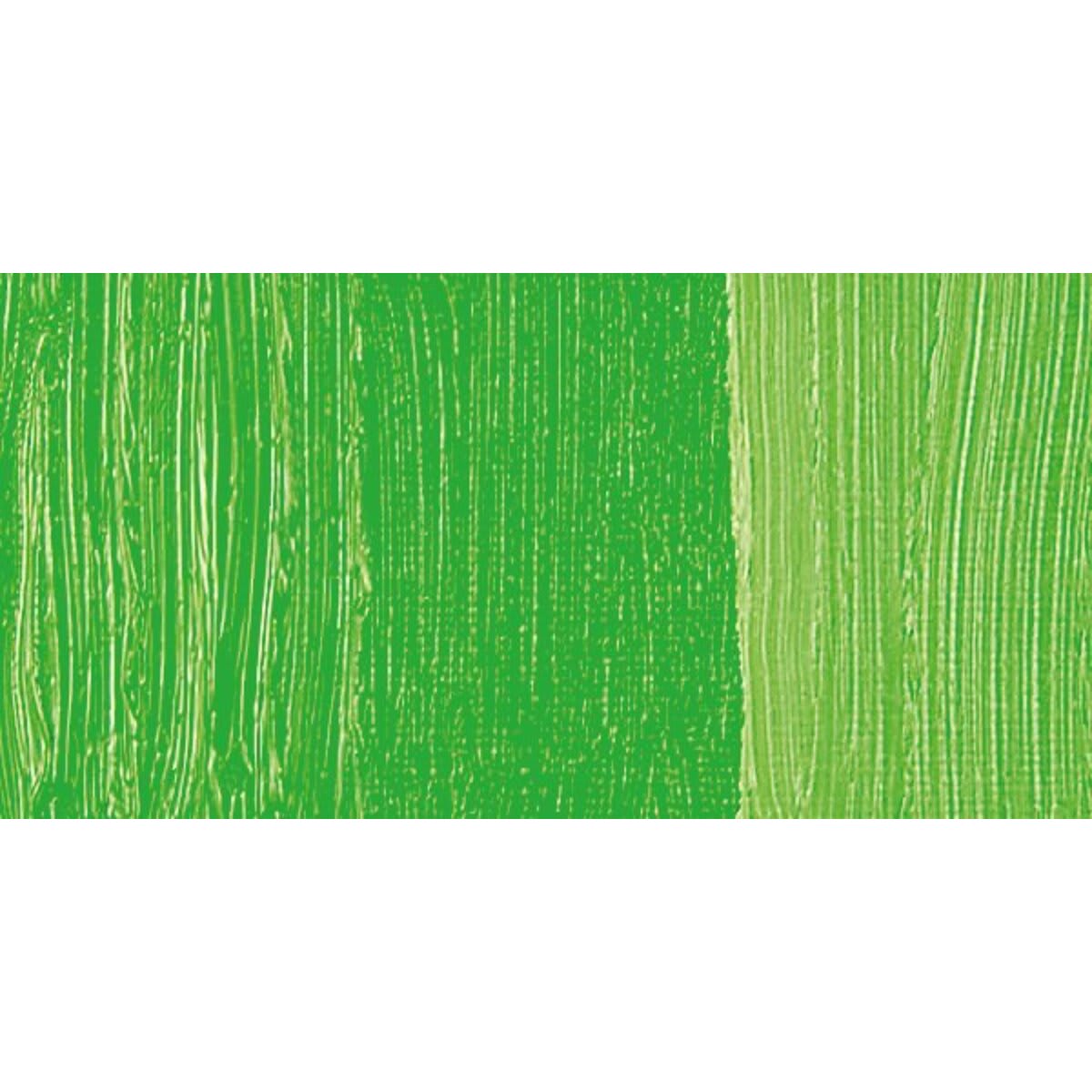 Holbein Duo Aqua Water Soluble Oil Paint - Cadmium Green Light swatch