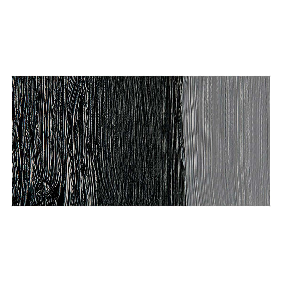 Holbein Duo Aqua Water Soluble Oil Paint - Ivory Black Hue swatch Holbein Duo Aqua Water Soluble Oil Paint - Ivory Black Hue swatch