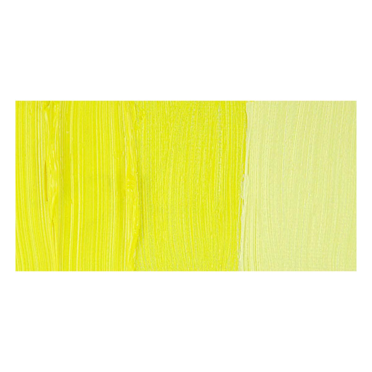 Holbein Duo Aqua Water Soluble Oil Paint - Luminous Lemon swatch Holbein Duo Aqua Water Soluble Oil Paint - Luminous Lemon swatch