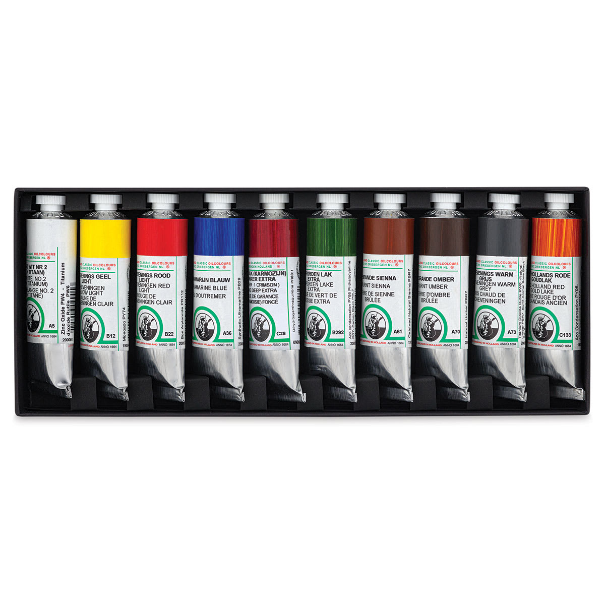 Old Holland Classic Oil Color - Introductory Box Set, Set of 10 Colors, 40 ml tubes Old Holland Classic Oil Color - Introductory Box Set, Set of 10 Colors, 40 ml tubes
