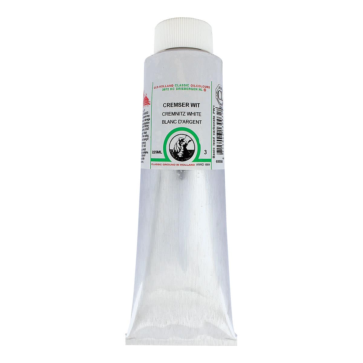 Old Holland Classic Oil Color - Cremnitz White, 225 ml tube