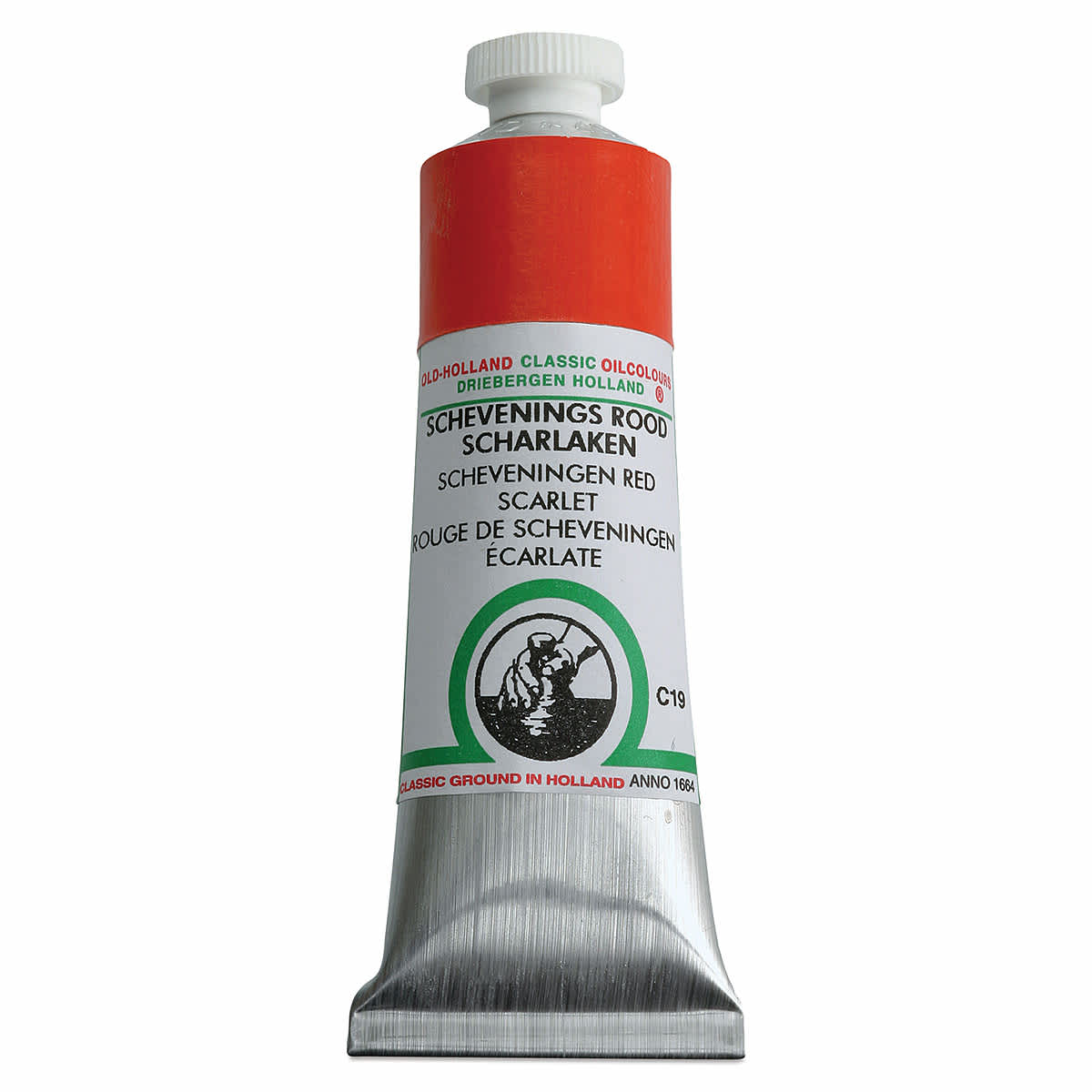 Old Holland Classic Oil Color - Scheveningen Red Scarlet, 40 ml tube