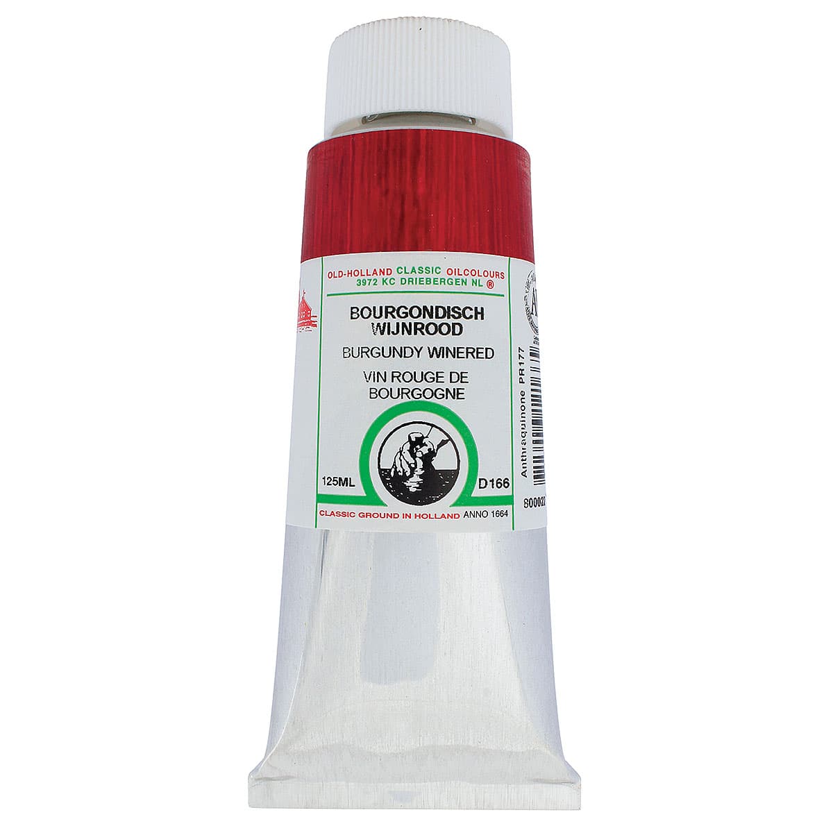 Old Holland Classic Oil Color - Burgundy Wine Red, 125 ml tube