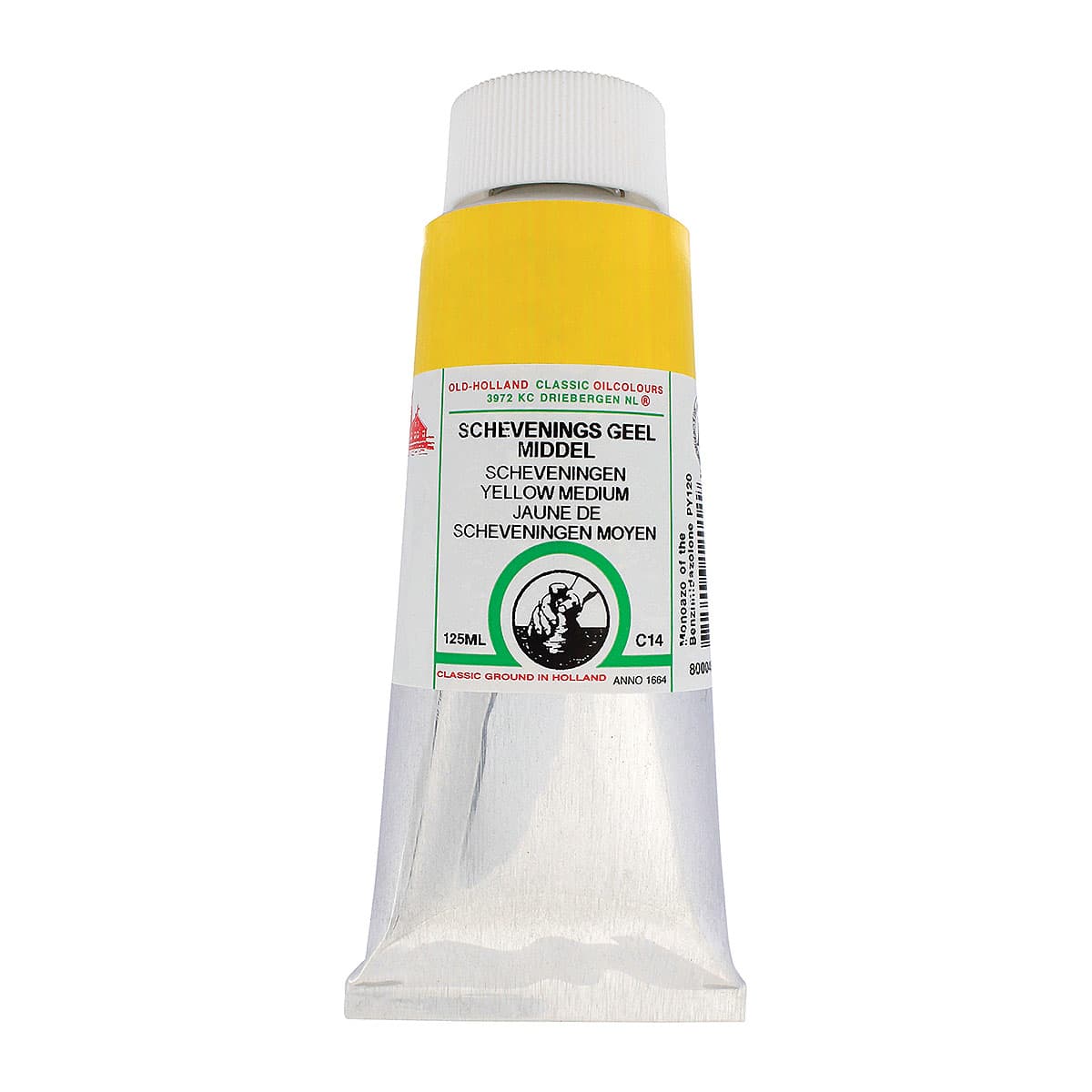 Old Holland Classic Oil Color - Scheveningen Yellow Medium, 125 ml