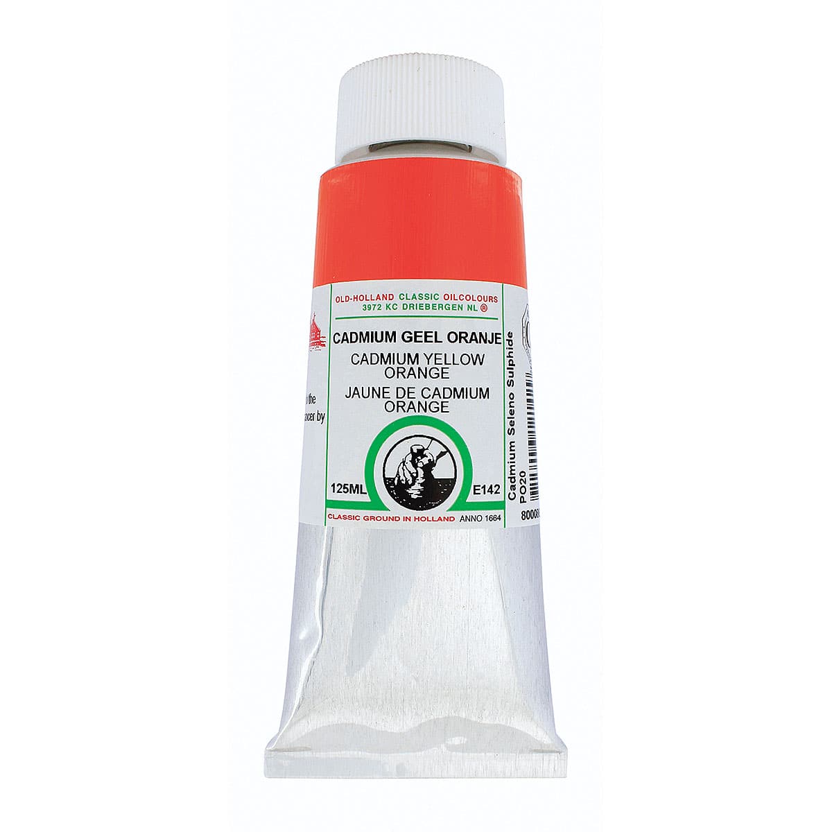 Old Holland Classic Oil Color - Cadmium Yellow Orange, 125 ml tube