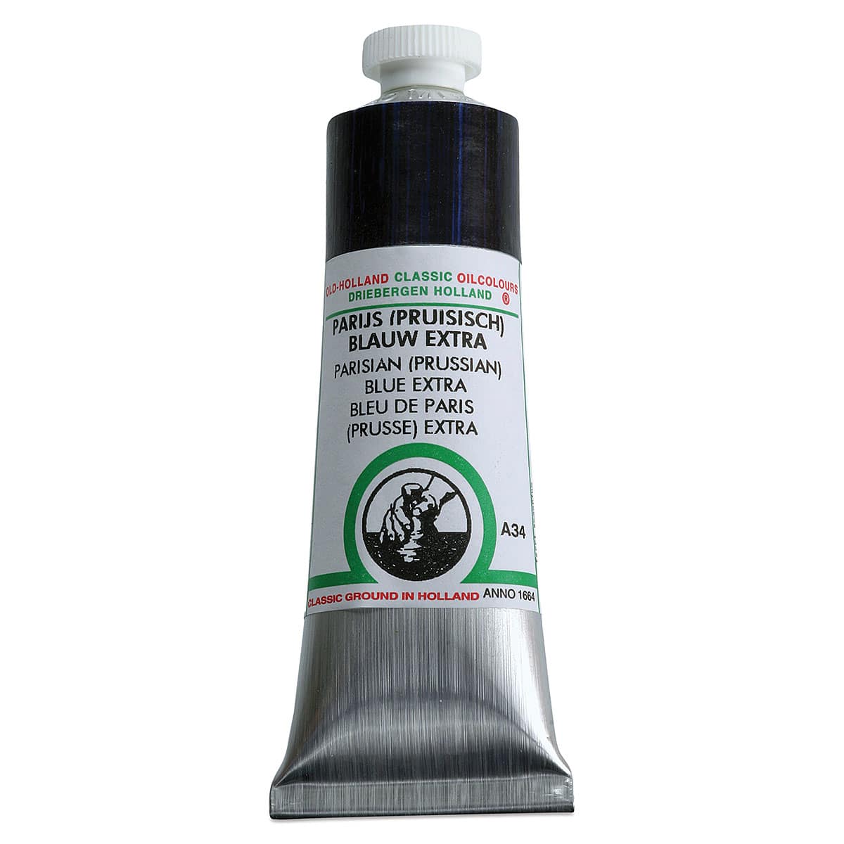 Old Holland Classic Oil Color - Parisian (Prussian) Blue Extra, 40 ml tube
