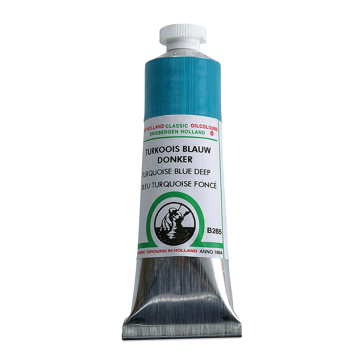 Old Holland Classic Oil Color - Turquoise Blue Deep, 40 ml tube