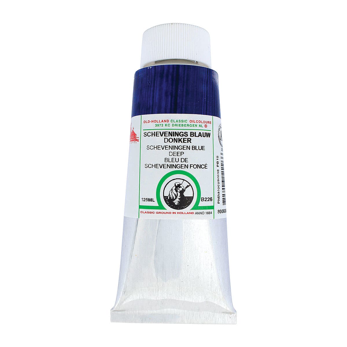 Old Holland Classic Oil Color - Scheveningen Blue Deep, 125 ml tube