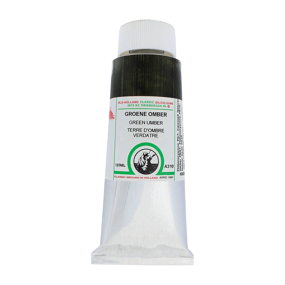 Old Holland Classic Oil Color - Green Umber, 125 ml tube