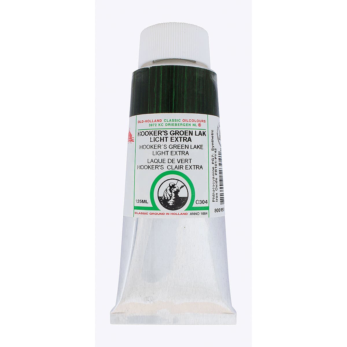 Old Holland Classic Oil Color - Hooker's Green Lake Light Extra, 125 ml tube