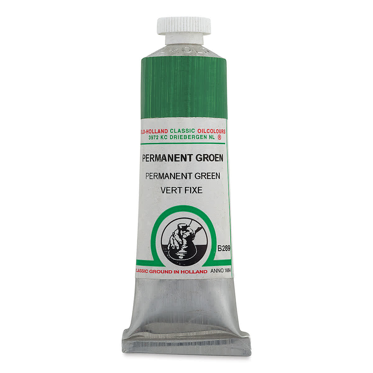 Old Holland Classic Oil Color - Permanent Green, 40 ml tube