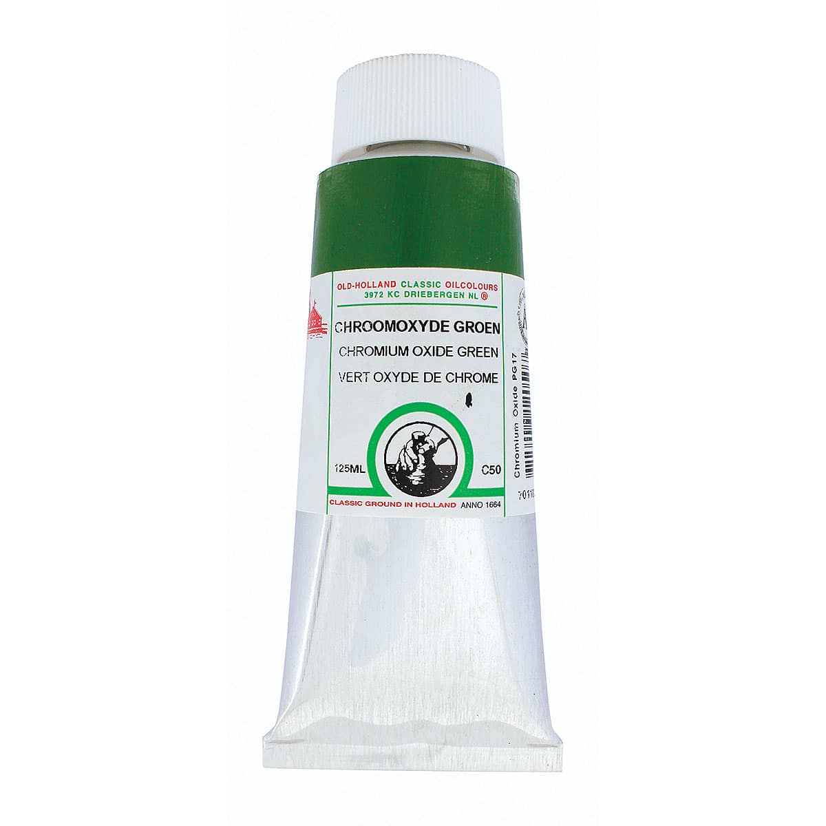 Old Holland Classic Oil Color - Chromium Oxide Green, 125 ml tube
