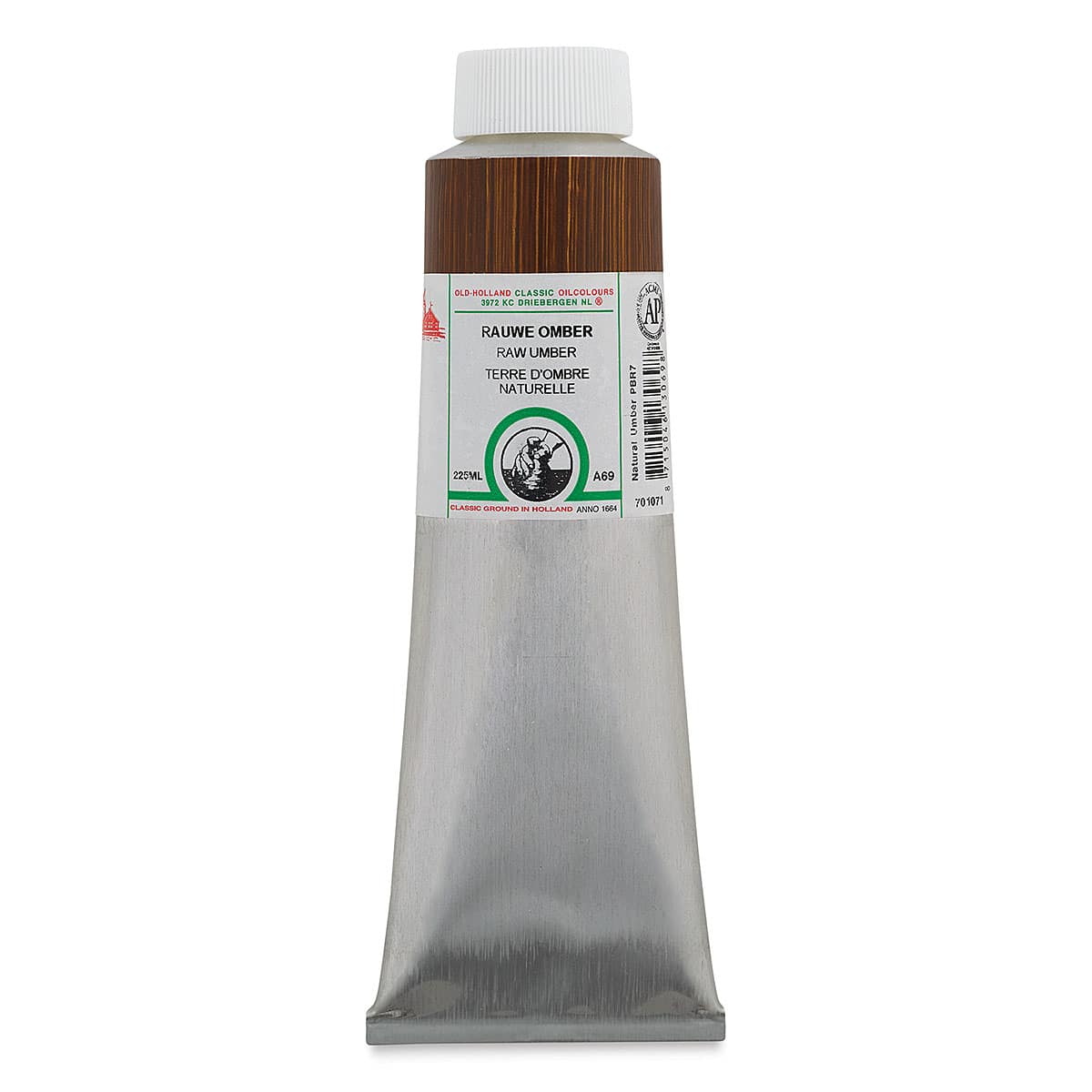 Old Holland Classic Oil Color - Raw Umber, 225 ml tube