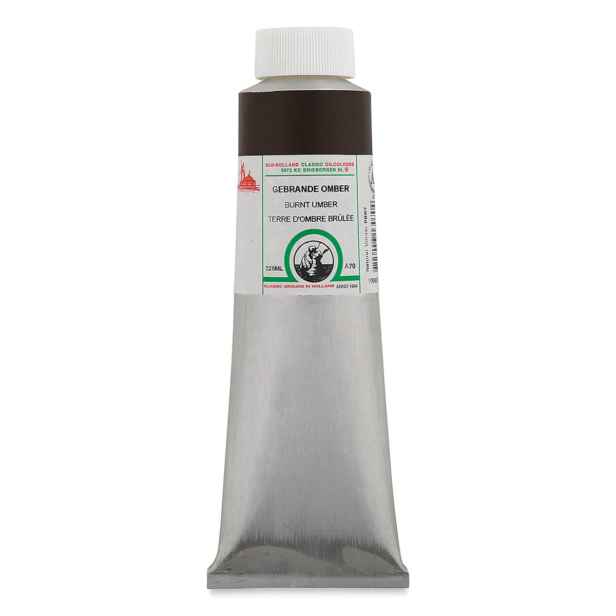 Old Holland Classic Oil Color - Burnt Umber, 225 ml tube