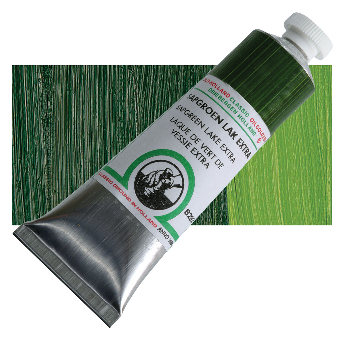 Old Holland Classic Oil Color - Sap Green Lake Extra, 40 ml tube and swatch