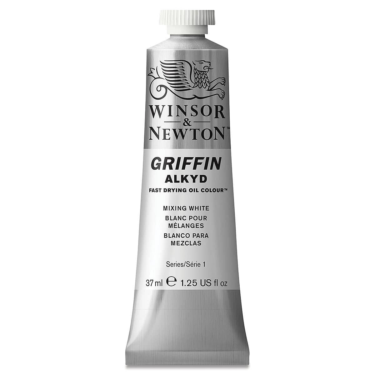 Winsor & Newton Griffin Alkyds - Mixing White, 37 ml tube