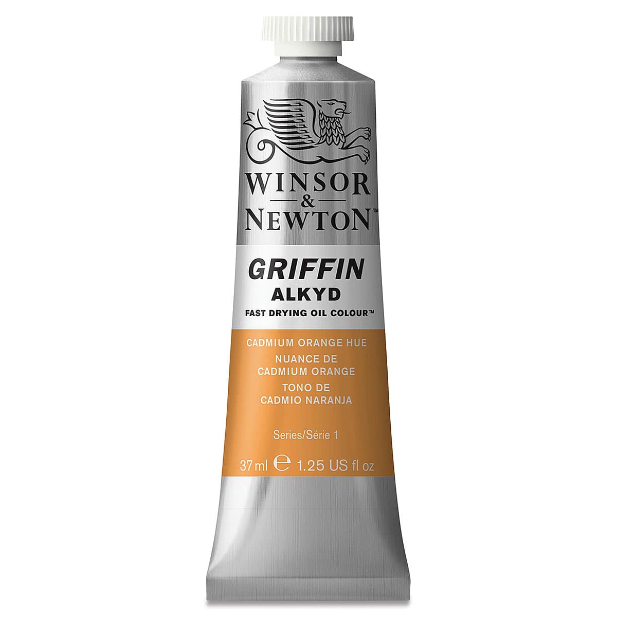 Winsor & Newton Griffin Alkyds - Cadmium Orange Hue, 37 ml tube