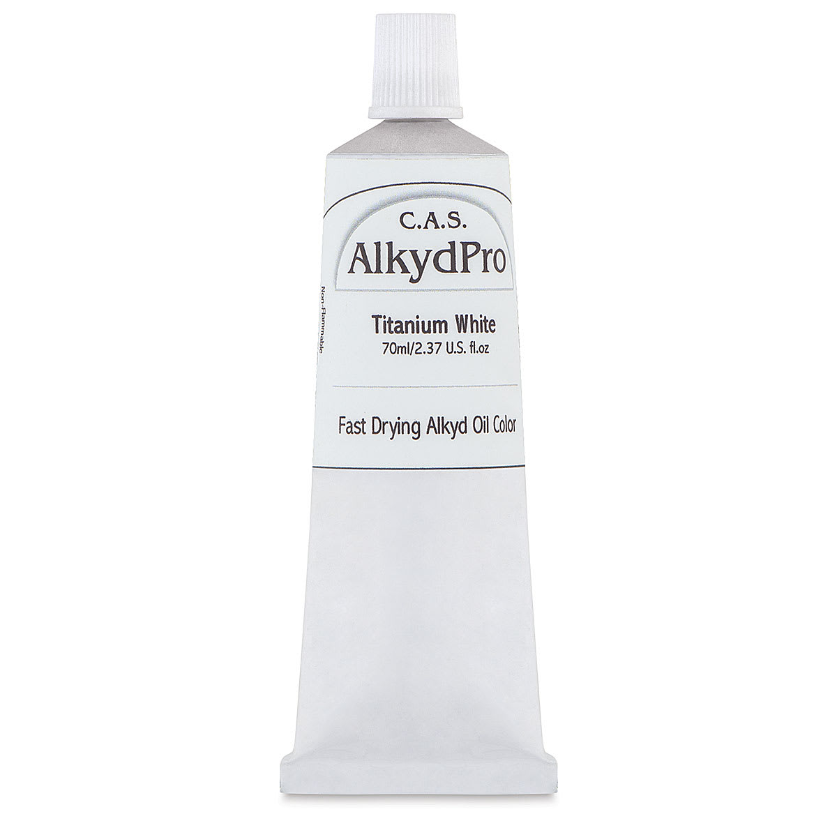 CAS AlkydPro Fast-Drying Alkyd Oil Color - Titanium White, 70 ml tube