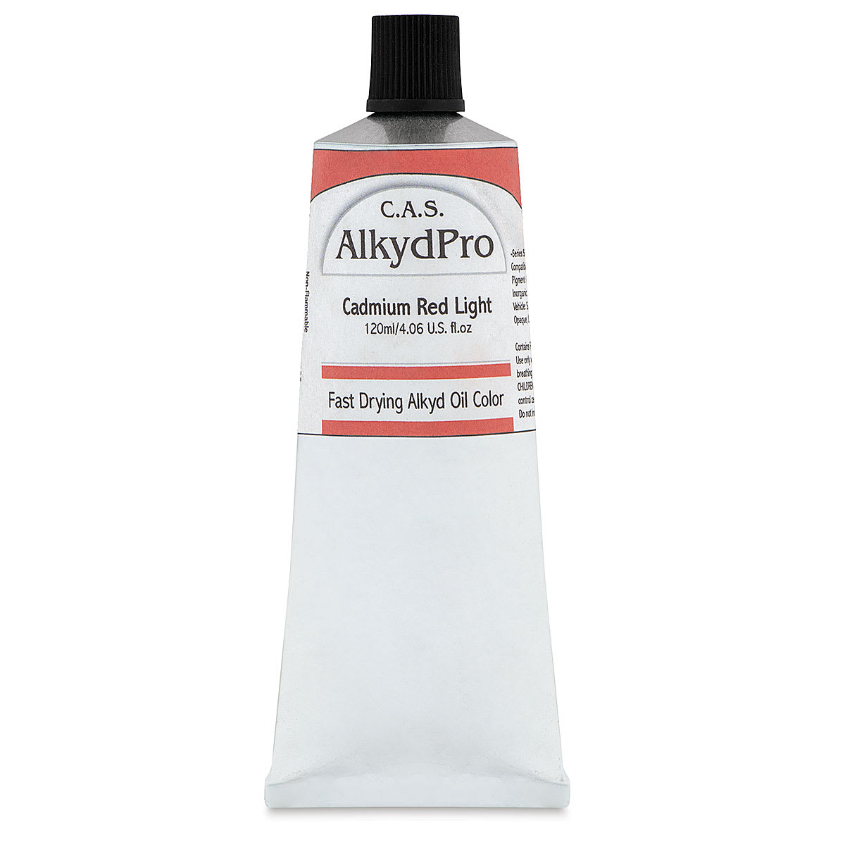 CAS AlkydPro Fast-Drying Alkyd Oil Color - Cadmium Red Light, 120 ml tube