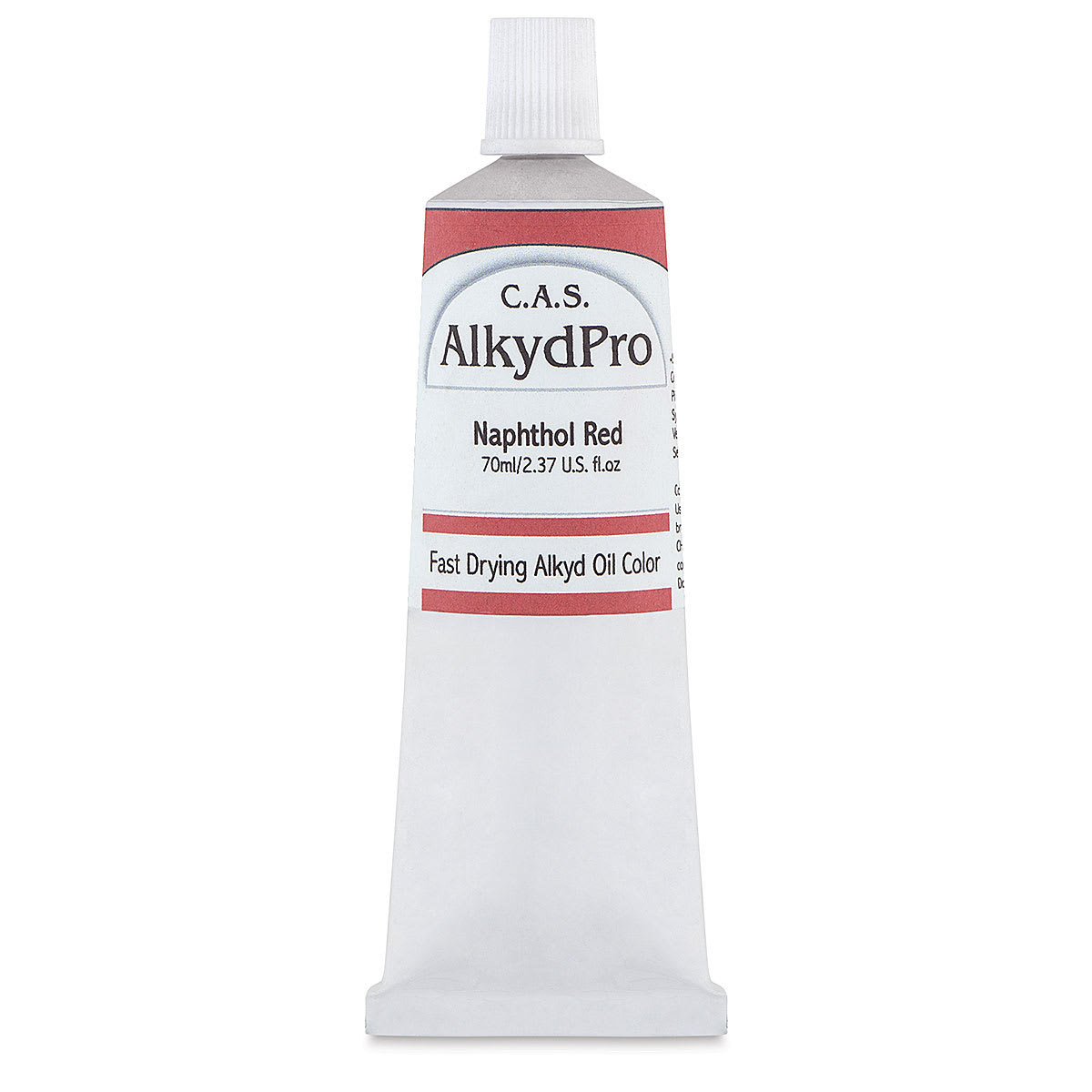 CAS AlkydPro Fast-Drying Alkyd Oil Color - Naphthol Red, 70 ml tube